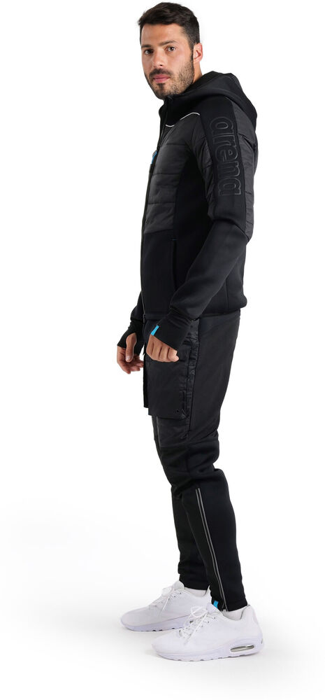 ARENA KURTKA UNISEX TEAM LINE HALF-QUILTED JACKET BLACK 004915/500