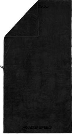 AQUA SPEED RĘCZNIK DRY SOFT 70X140 CZARNY