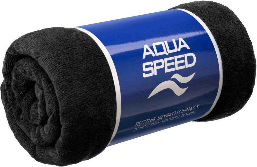 AQUA SPEED RĘCZNIK DRY SOFT 50X100 400G KOL.02 CZARNY
