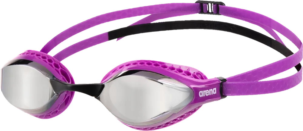 ARENA OKULARY STARTOWE AIR SPEED MIRROR SILVER PURPLE BLACK 003151108
