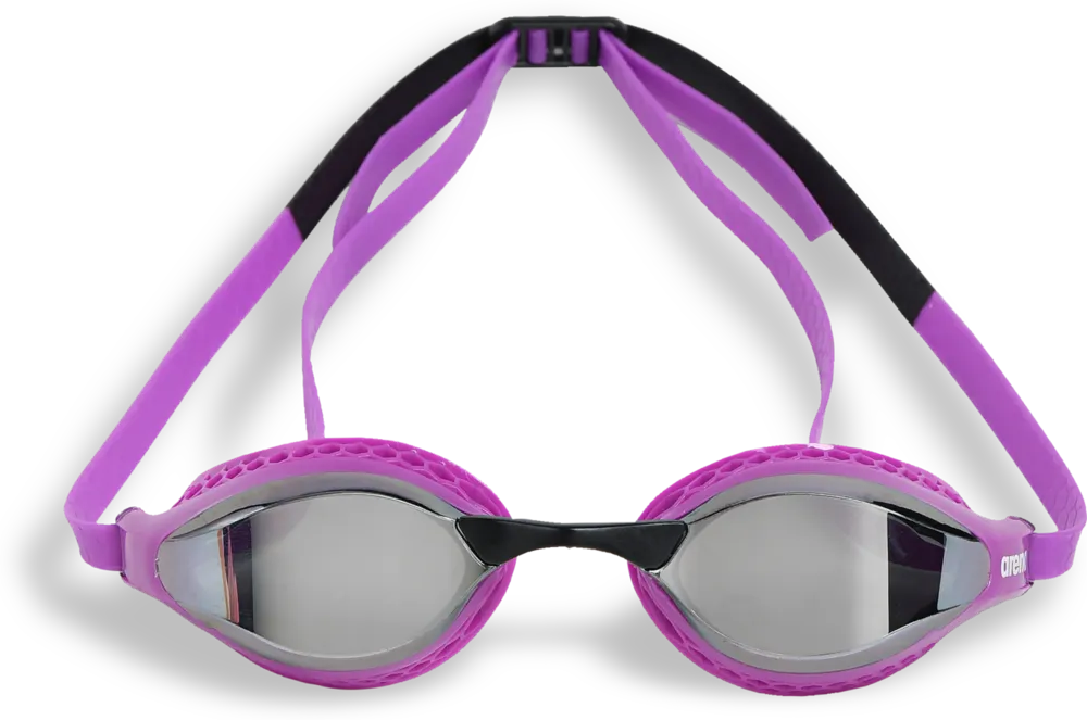 ARENA OKULARY STARTOWE AIR SPEED MIRROR SILVER PURPLE BLACK 003151108