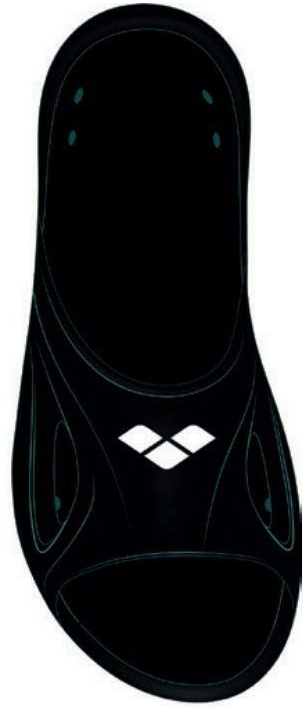 ARENA KLAPKI HYDROSOFT II HOOK black 003285500