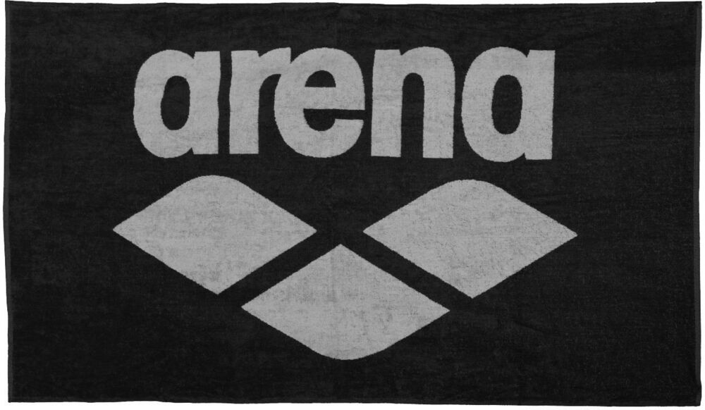 ARENA DUŻY RĘCZNIK POOL SOFT TOWEL BLACK GREY    150cm x 90cm  001993550