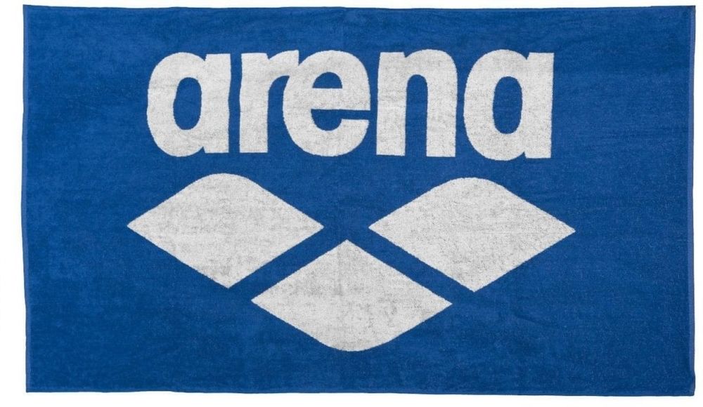 ARENA DUŻY RĘCZNIK POOL SOFT TOWEL ROYAL-WHITE  150cm x 90cm  001993810
