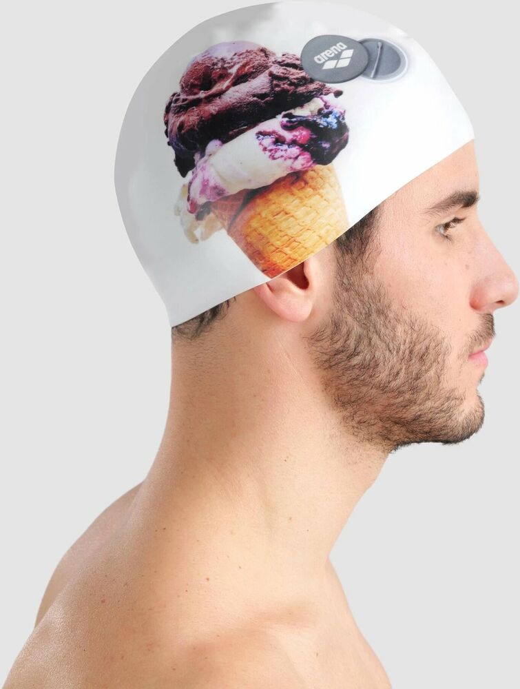 ARENA CZEPEK PŁYWACKI HD CAP  ICE CREAM 005572/205