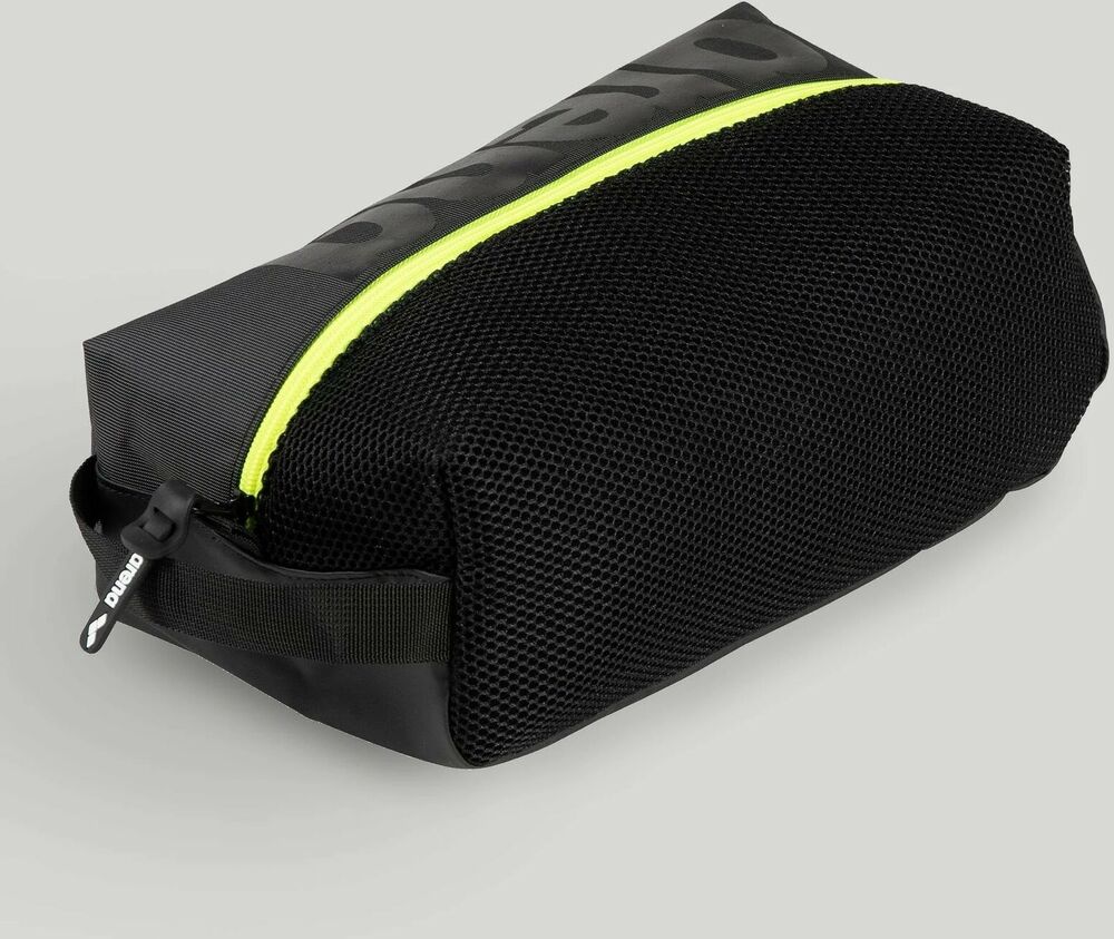 ARENA KOSMETYCZKA  SPIKY III POCKET BAG dark smoke neon yellow 005570101