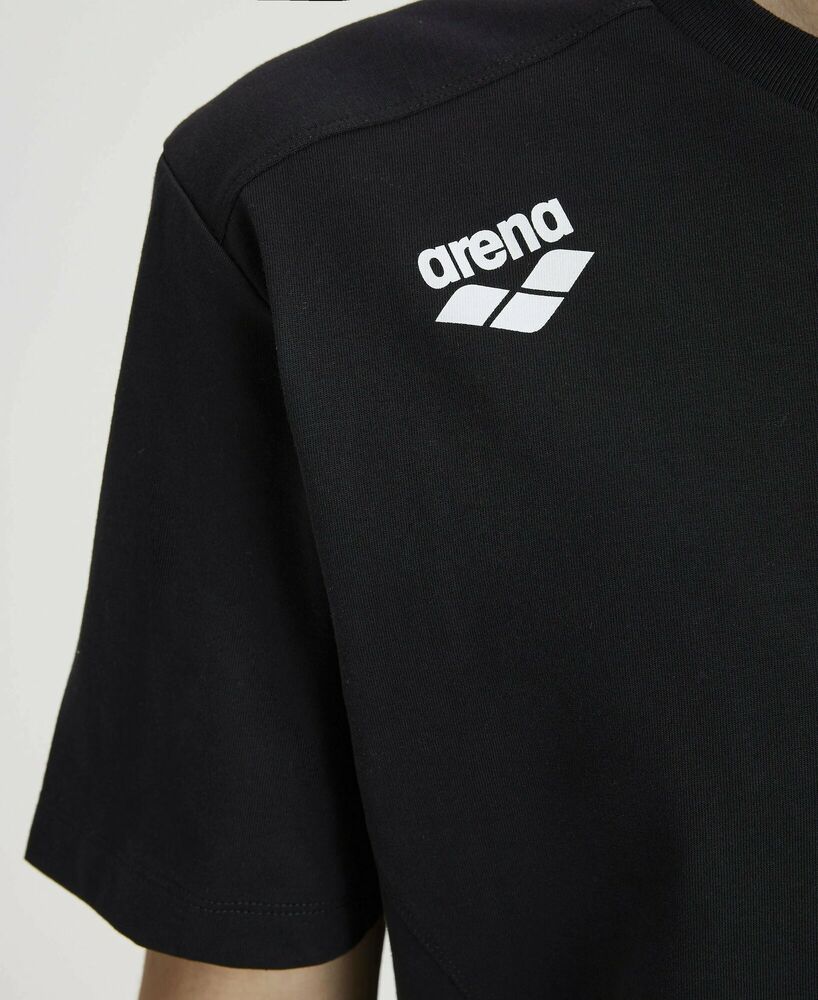 ARENA KOSZULKA  TEAM T-SHIRT PANEL BLACK