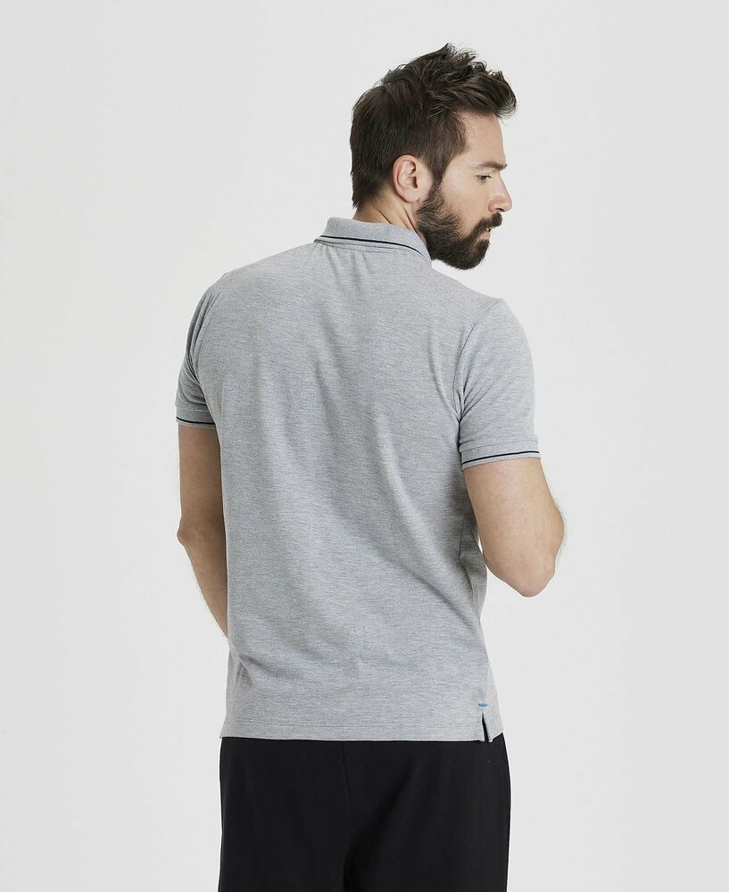 ARENA KOSZULKA POLO TEAM POLO SHIRT SOLID MEDIUM GREY HEATHER  004901550