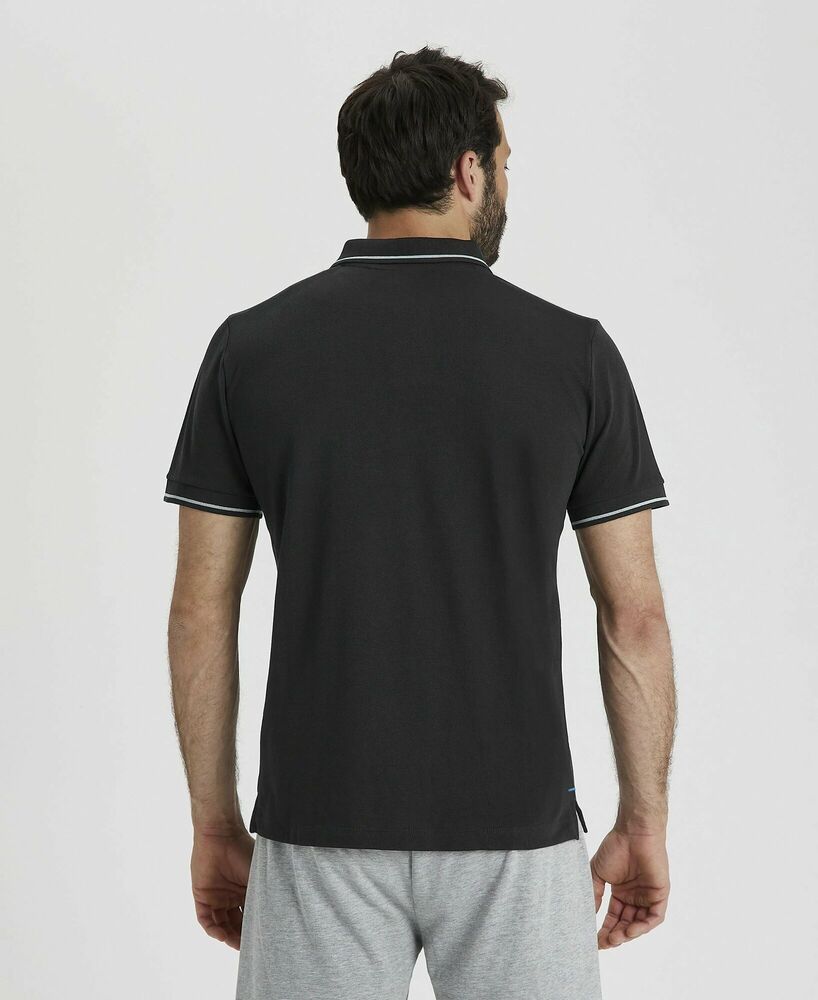 ARENA KOSZULKA POLO TEAM POLO SHIRT SOLID BLACK  004901500
