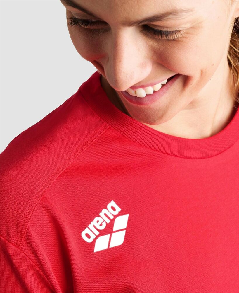 ARENA KOSZULKA  TEAM T-SHIRT PANEL RED