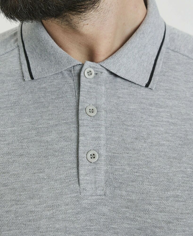 ARENA KOSZULKA POLO TEAM POLO SHIRT SOLID MEDIUM GREY HEATHER  004901550