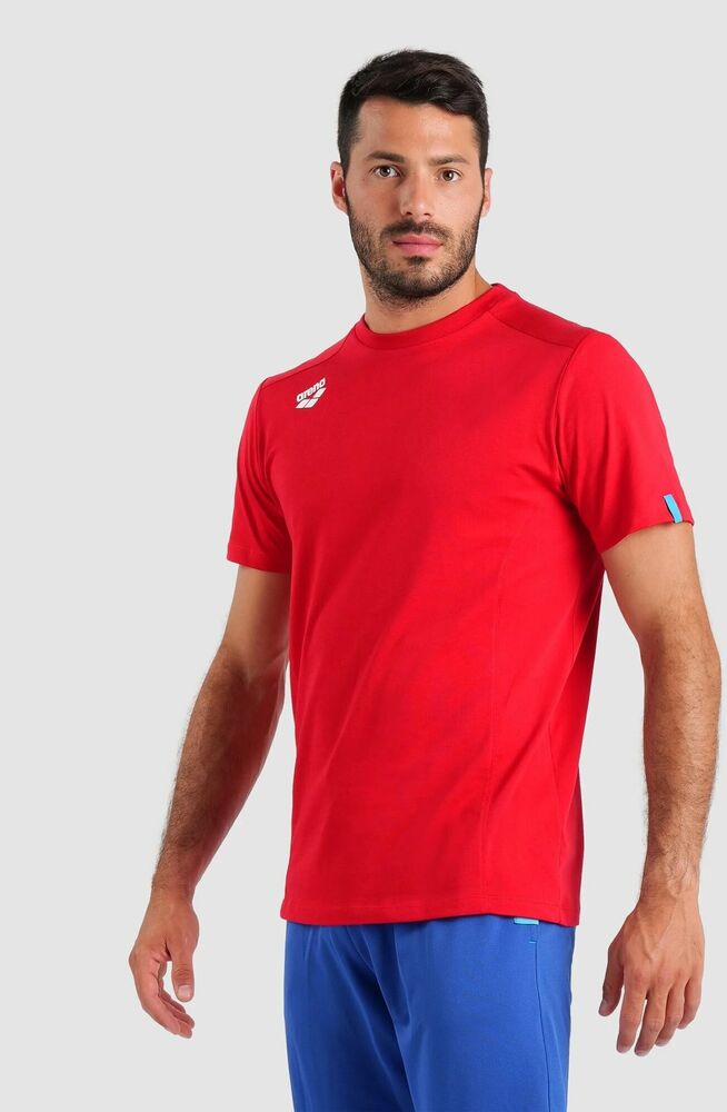 ARENA KOSZULKA  TEAM T-SHIRT PANEL RED