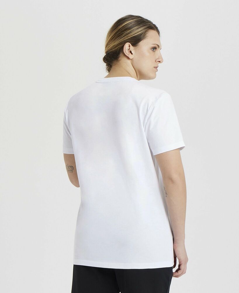 ARENA KOSZULKA  TEAM T-SHIRT PANEL WHITE