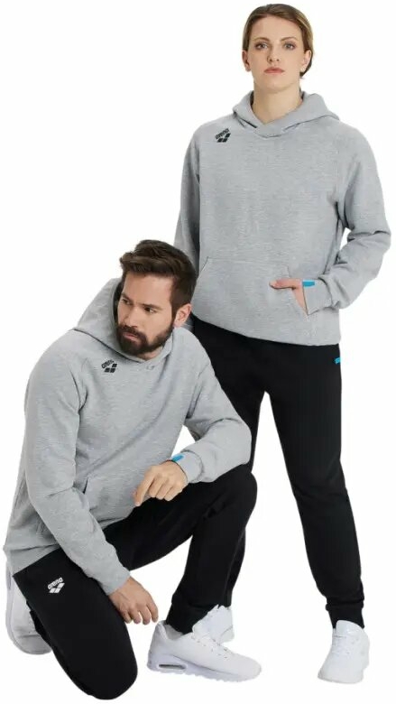 ARENA BLUZA TEAM HOODED SWEAT PANEL GREY