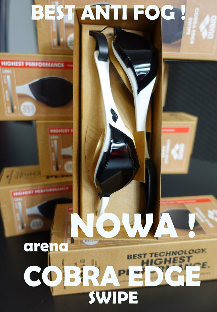 ARENA OKULARKI COBRA EDGE SWIPE SMOKE-WHITE-GOLD 006871/110