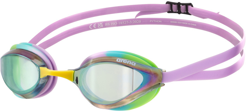 ARENA OKULARKI PŁYWACKIE  PYTHON MIRROR GREEN-VIOLET-GREEN 1E763/114