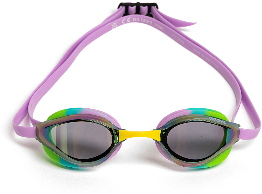 ARENA OKULARKI PŁYWACKIE  PYTHON MIRROR GREEN-VIOLET-GREEN 1E763/114