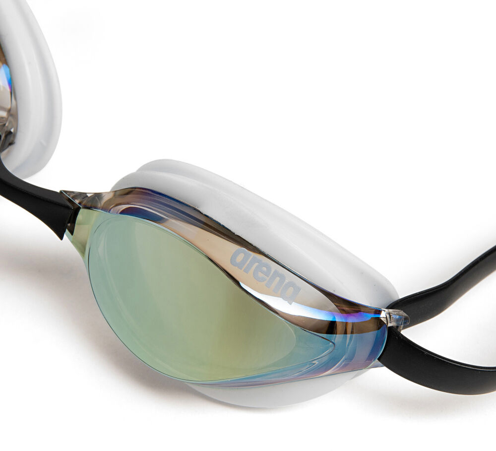 ARENA OKULARKI PŁYWACKIE  PYTHON MIRROR GOLD-WHITE-BLACK 1E763/119