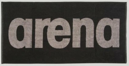 ARENA RĘCZNIK  GYM SOFT BLACK-GREY  100 X 50 CM  001994550