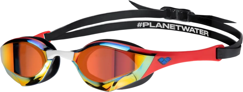 ARENA OKULARKI COBRA EDGE SWIPE MIRROR GOGGLES GOLD RED SW3  006870/103