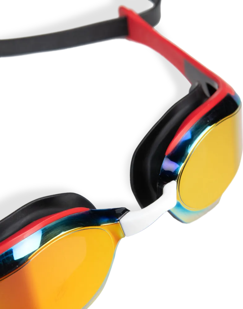 ARENA OKULARKI COBRA EDGE SWIPE MIRROR GOGGLES GOLD RED SW3  006870/103