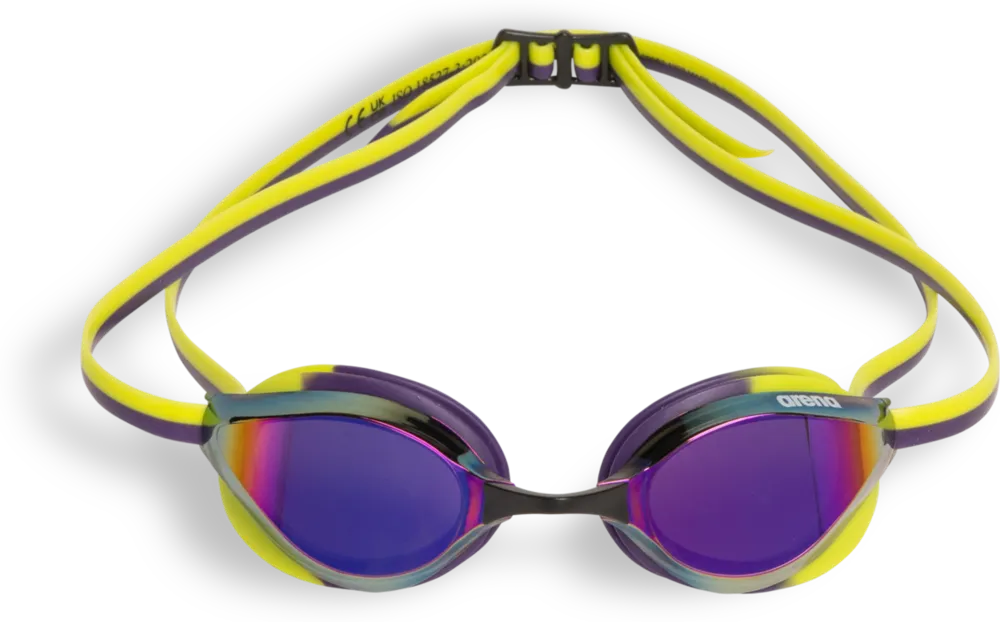 ARENA OKULARKI PŁYWACKIE  PYTHON MIRROR VIOLET PLUM ARTIC LIME 1E763/122