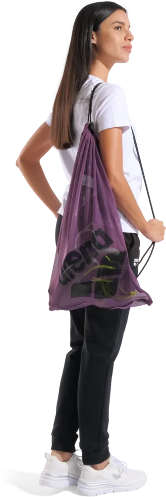 ARENA WOREK ONE GO  MESH BAG PLUM 010240/200
