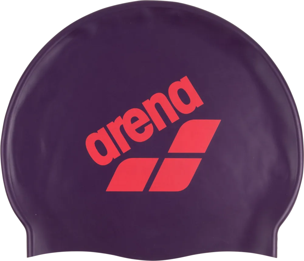 ARENA CZEPEK PŁYWACKI  BIG LOGO CAP PLUM BRIGHT CORAL 009276/200