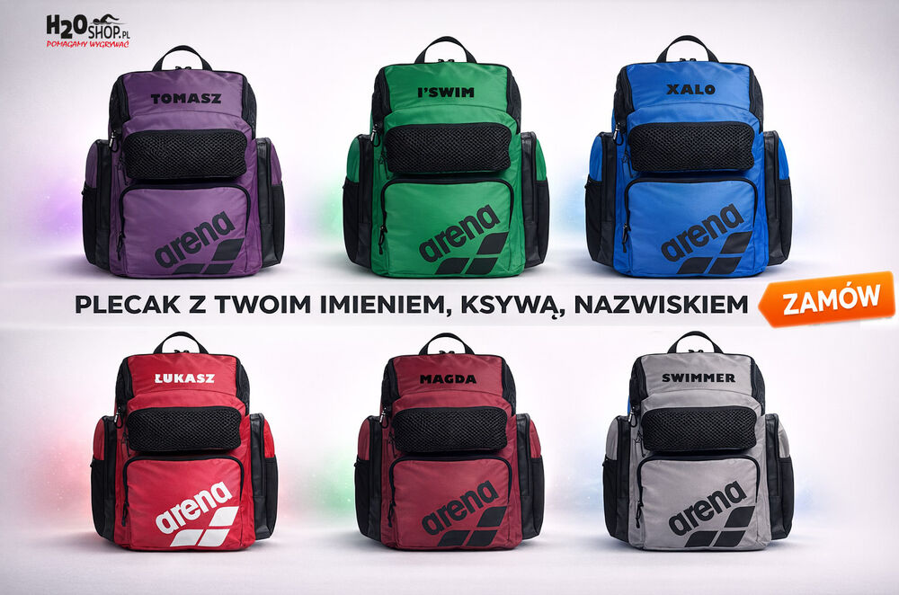 ARENA PLECAK ONE GO BACKPACK 45L  Z TWOIM NAZWISKIEM/KSYWĄ/IMIENIEM