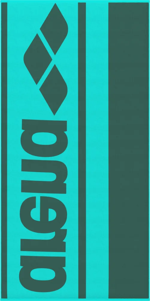 ARENA DUŻY RĘCZNIK  LOGOTYPE JACQUARD TOWEL 180x90cm WATER - MANGROVE  009181/890