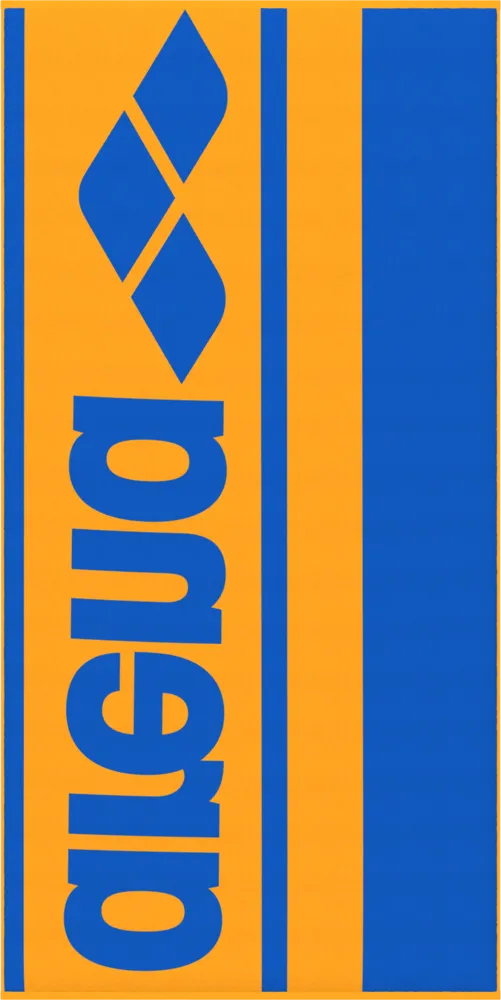 ARENA DUŻY RĘCZNIK  LOGOTYPE JACQUARD TOWEL 180x90cm PARROT-BLUE CHINA 009181/380