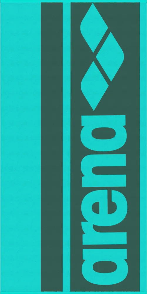 ARENA DUŻY RĘCZNIK  LOGOTYPE JACQUARD TOWEL 180x90cm WATER - MANGROVE  009181/890