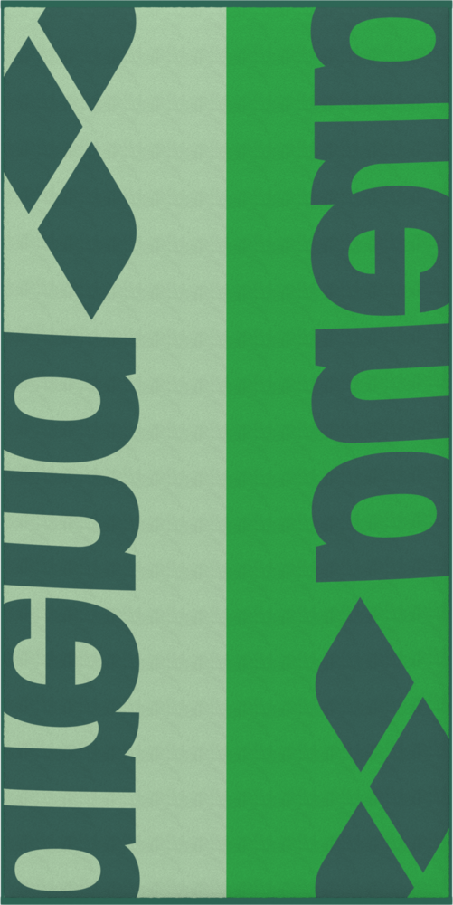 ARENA DUŻY RĘCZNIK  LOGOTYPE VELOUR TOWEL MANGROVE MULTI 180X90 009229/660