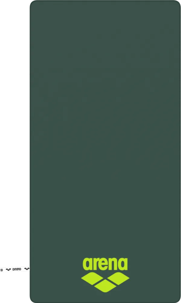 RĘCZNIK Z MIKROFIBRY ARENA MICROFIBER GYM TOWEL DARK SAGE - ARTIC LIME 100X50CM - 009054/660