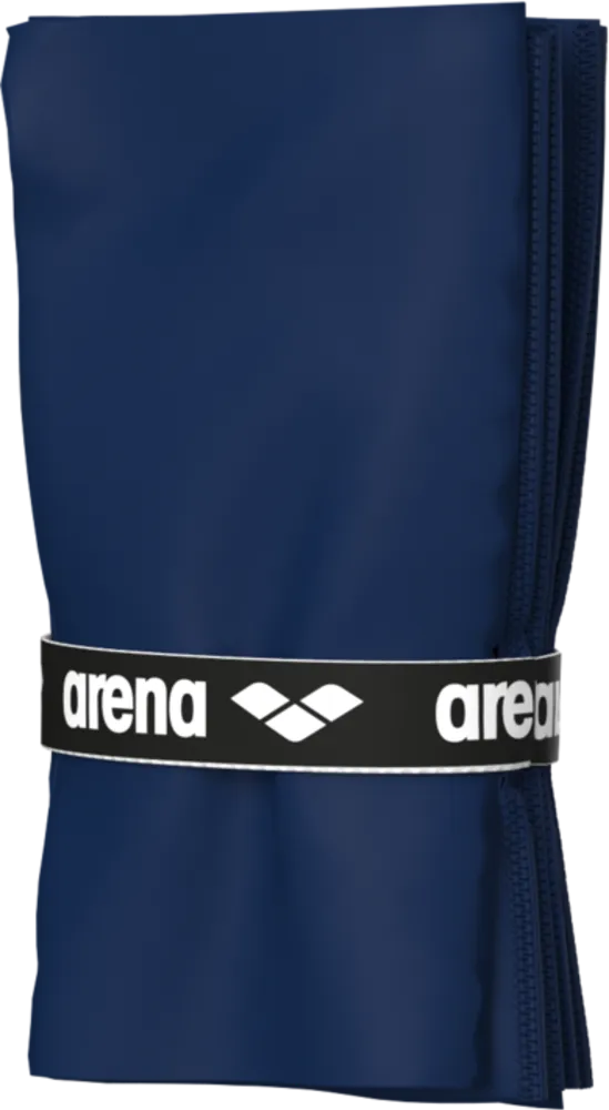 RĘCZNIK Z MIKROFIBRY ARENA MICROFIBER GYM TOWEL NAVY - WHITE 100X50CM - 009054/710