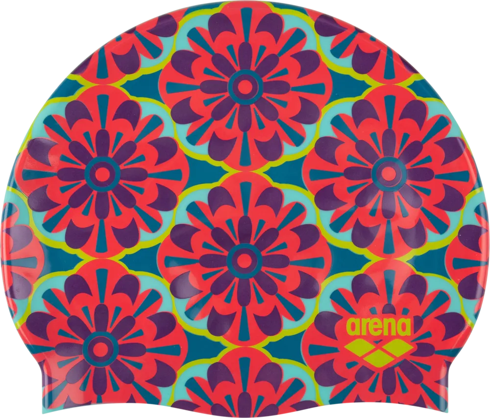 ARENA CZEPEK PŁYWACKI PRINT 2  FLORAL 1E368/279