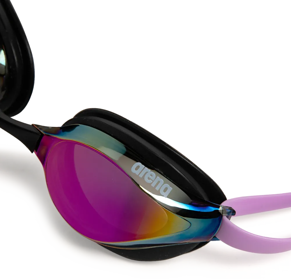 ARENA OKULARKI PŁYWACKIE  PYTHON MIRROR VIOLET BLACK VIOLET 1E763/111