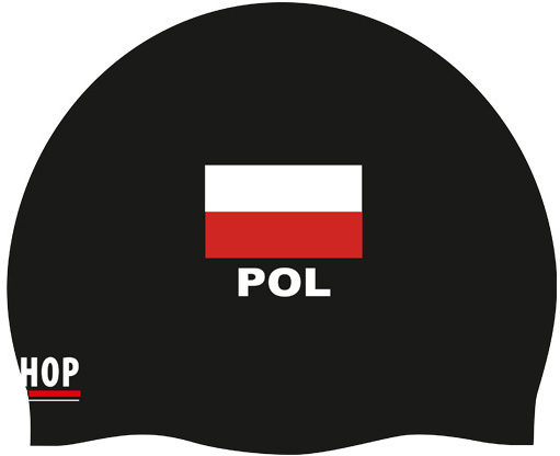 CZEPEK TRENINGOWY - STARTOWY  H2OSHOP POL BLACK MAT