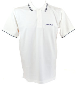 HEAD KOSZULKA SWIMMING TEAM POLO MAN WHITE