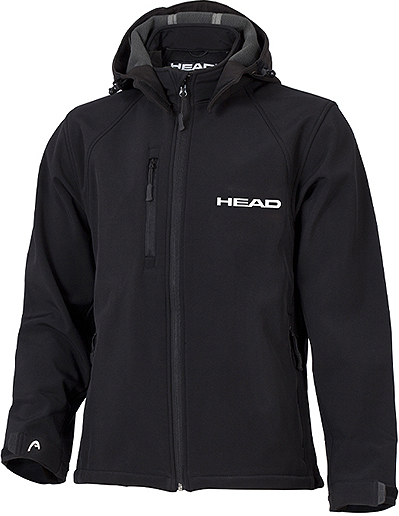 HEAD MĘSKA KURTKA  SOFT SHELL MAN  black