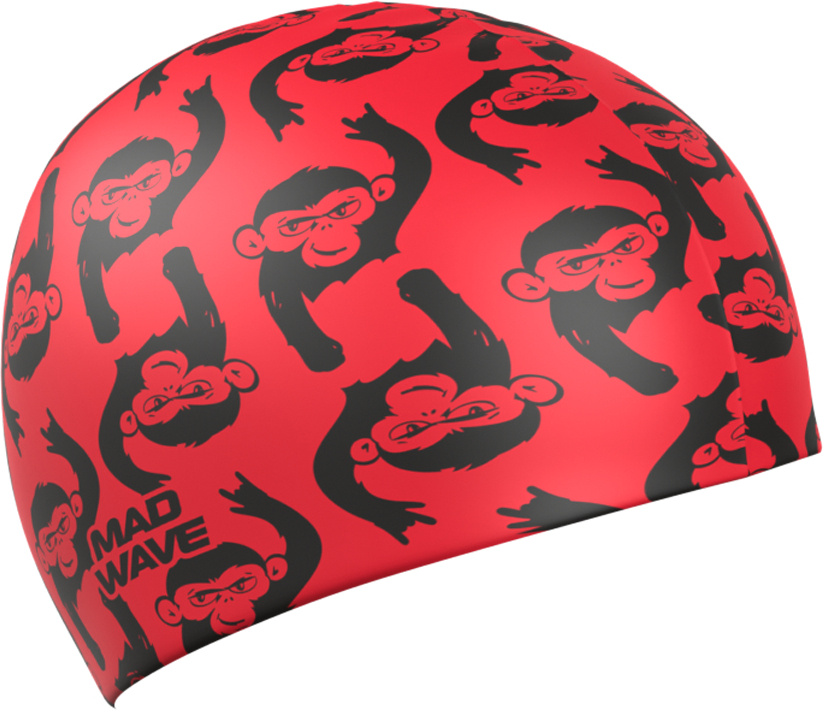 MAD WAVE SILIKONOWY CZEPEK MONKEYS BIG RED M055446000W