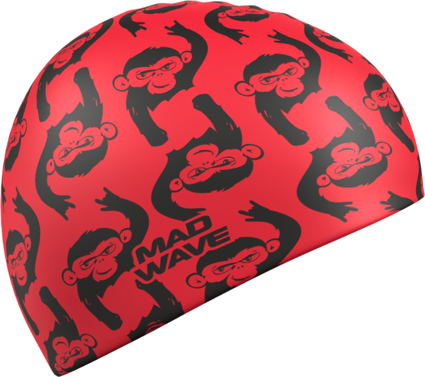 MAD WAVE SILIKONOWY CZEPEK MONKEYS BIG RED M055446000W