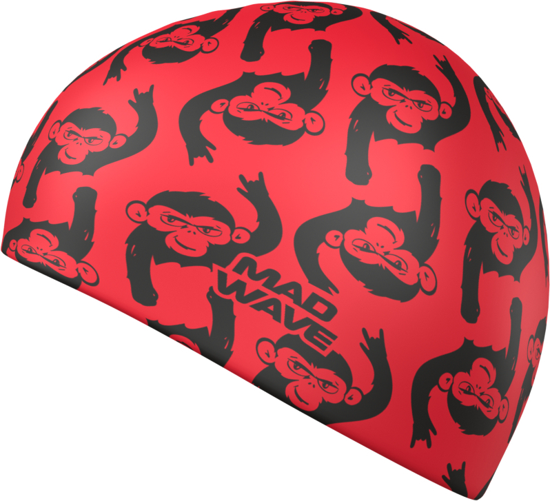 MAD WAVE SILIKONOWY CZEPEK MONKEYS BIG RED M055446000W