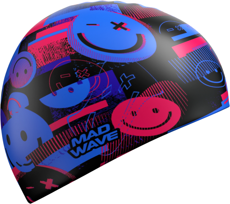 MAD WAVE SILIKONOWY CZEPEK SMILES MULTICOLOR M055536000W