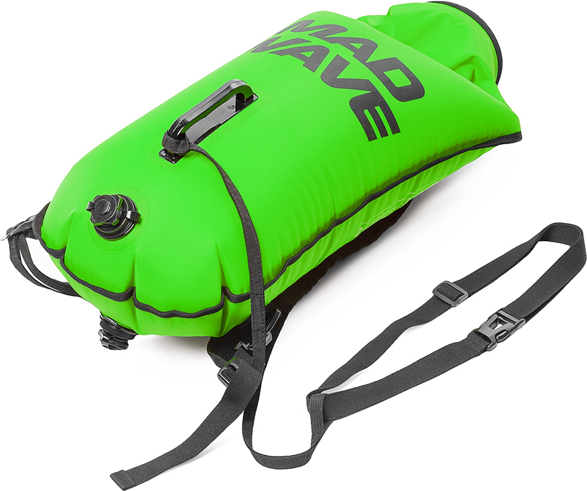 MAD WAVE DMUCHANA BOJA ASEKURACYJNA DRYBAG GREEN M204901010W
