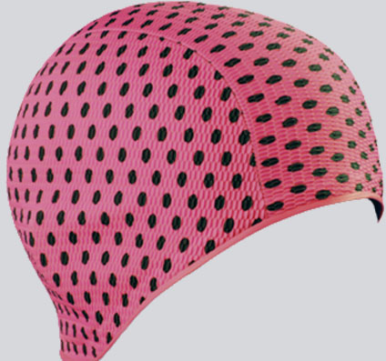 MAD WAVE CZEPEK DAMSKI LATEX PRINT BUBBLE