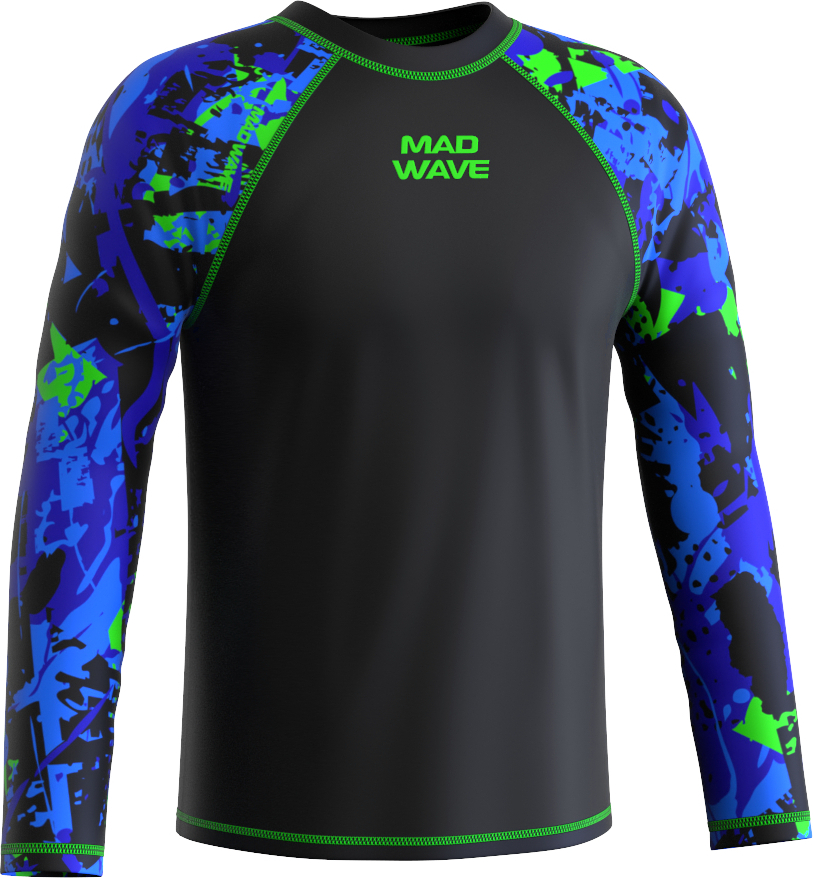 MAD WAVE T-SHIRT LONGSLEEVE MEN  BLUE C0