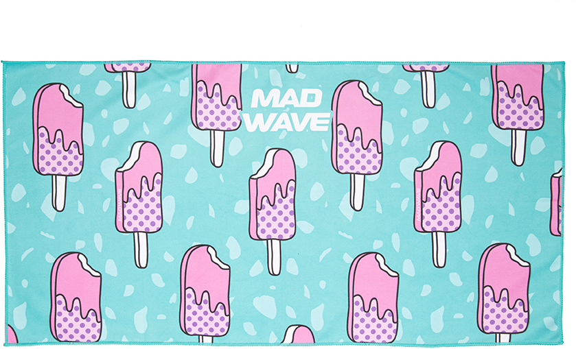 MAD WAVE RĘCZNIK Z MIKROFIBRY  40x80 cm ICE-CREAM M076303100W