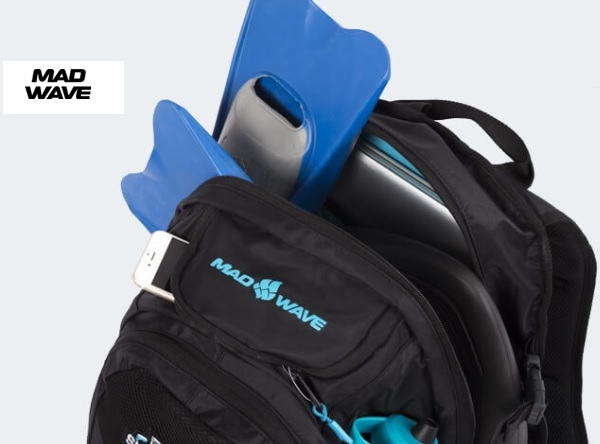 MAD WAVE PLECAK  BACKPACK LANE  BLACK  M112604001W
