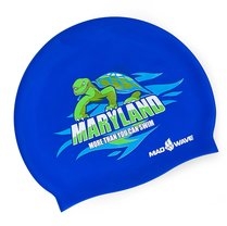 MAD WAVE CZEPEK PŁYWACKI  USA - MARYLAND  BLUE  M055842000W